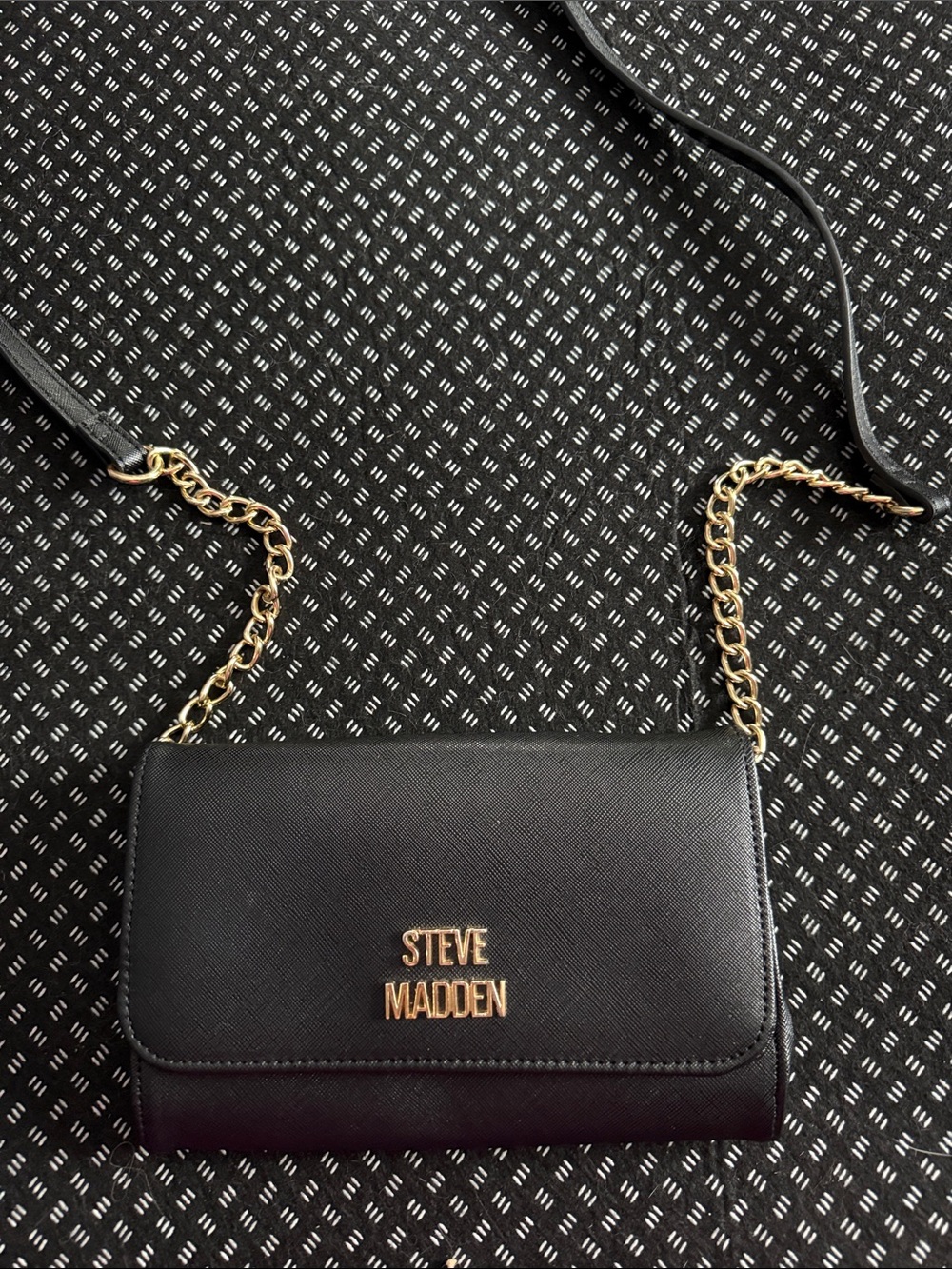 🛍 LIKE New Steve Madden BLACK CROSSOVER BAG 🛍